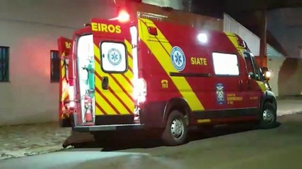 Homem fica ferido durante partida de futebol