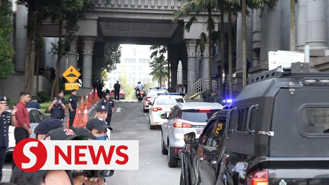 SRC case review verdict: Najib arrives at Federal Court