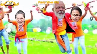 Har Har Shambhu - Modi Ji and mamta  Dance - Funny vines city