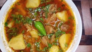 Aloo Gosht Recipe by i like food  Aloo Gosht Shorba