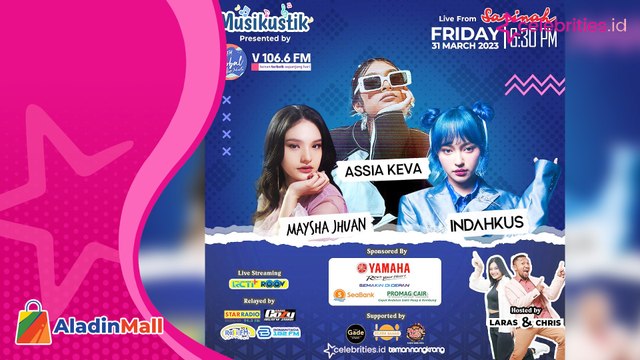 Ini Line Up Artis Musikustik, Kolaborasi Global Radio dan V Radio