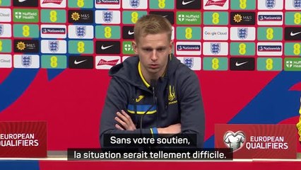 Ukraine - Zinchenko : "Sans votre soutien, la situation serait tellement difficile"