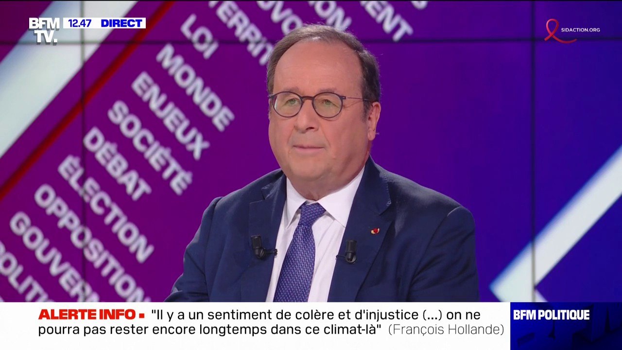 François Hollande estime que "changer de Première ministre sans changer la réforme des retraites ne servirait absolument à rien"