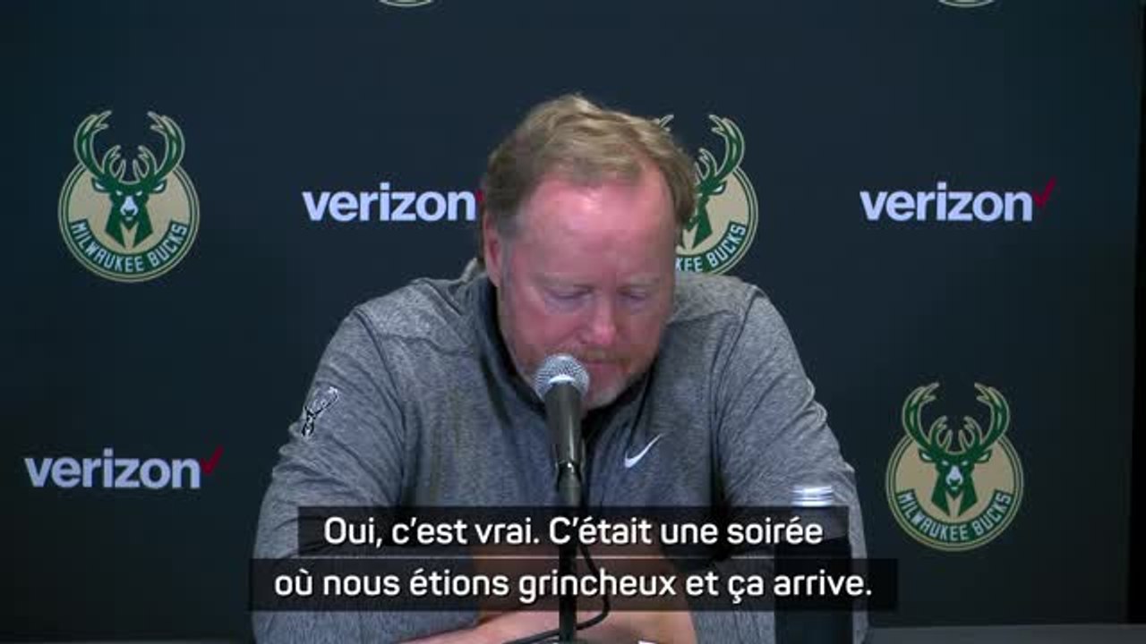 Bucks - Budenholzer : "Une soirée où nous étions grincheux"