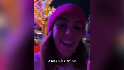 Anna F. Padilla explica a sus seguidores su plan del sábado