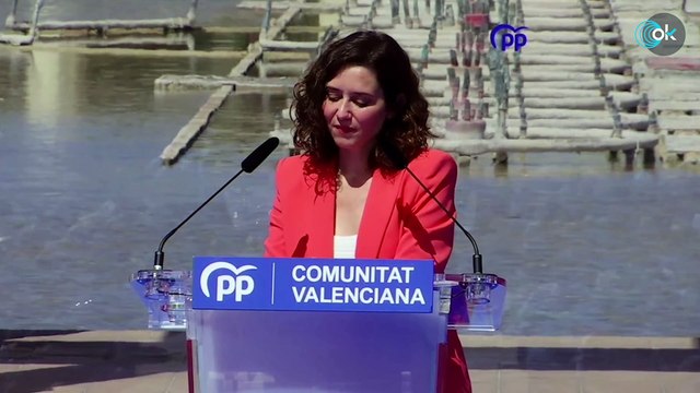 Ayuso en Valencia: El 28-M podemos poner 8.000 mociones de censura al proyecto sanchista