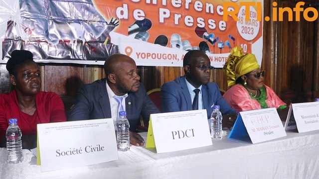 La Coalition des partis politiques et des organisations de la société civile apportent leur soutien à la candidature d'Adama Bictogo à Yopougon