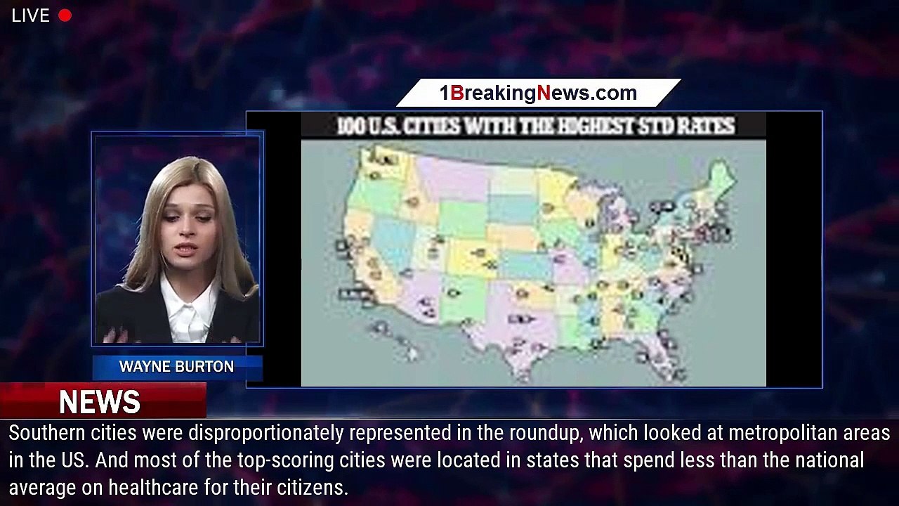 Map reveals US cities with highest STD rates