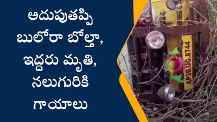 ఇద్దరిని చిదిమేసిన బొలెరో వాహనం... మరో నలుగురి పరిస్థితి