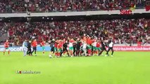 _سير سير_..هكذا احتفل الركراكي و لاعبي المنتخب الوطني مع الجماهير المغربية بعد الفوز على البرازيل