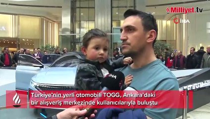 Yerli otomobil TOGG'a Ankara'da yoğun ilgi