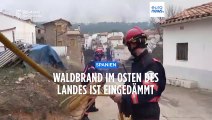 Waldbrand in Spanien eingedämmt - Behörden geben jedoch noch keine Entwarnung