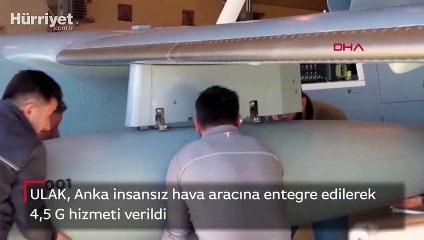 ULAK, Anka insansız hava aracına entegre edilerek 4,5 G hizmeti verildi
