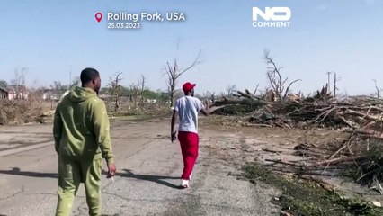 شاهد: سلسلة من الزوابع تحصد 25 قتيلا في ميسيسيبي وبايدن يعلن حالة الطوارئ