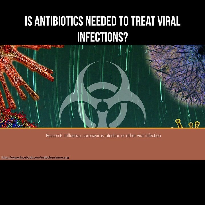 Are antibiotics needed to treat viral infections?