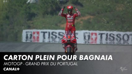 Francesco Bagnaia s’impose au Portugal, Zarco au pied du podium et Quartararo hors du coup