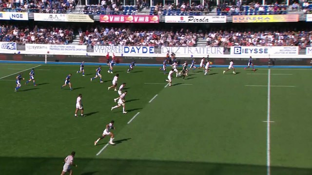 TOP 14 - Essai de Julien DUMORA 1 (CO) - Castres Olympique - Stade Toulousain - Saison 2022-2023