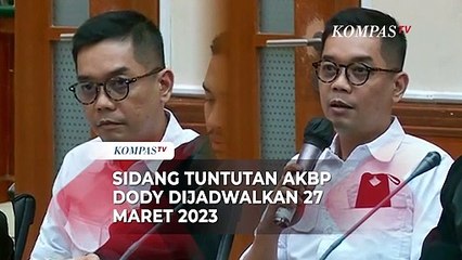 Sidang Tuntutan AKBP Dody Prawiranegara Dijadwalkan 27 Maret 2023