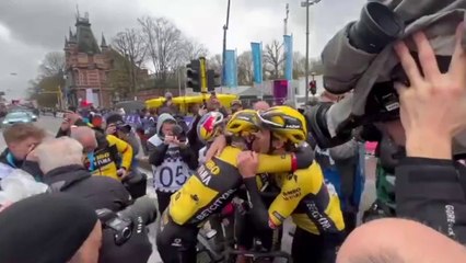 Gand-Wevelgem - Christophe Laporte devant Wout Van Aert... la domination de l'équipe Jumbo-Visma sur Gand-Wevelgem !