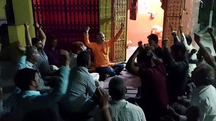 निशान यात्रा में लगे बालाजी के जयकारे, ३२ हनुमान मंदिरों से पहुंची ध्वजाएं