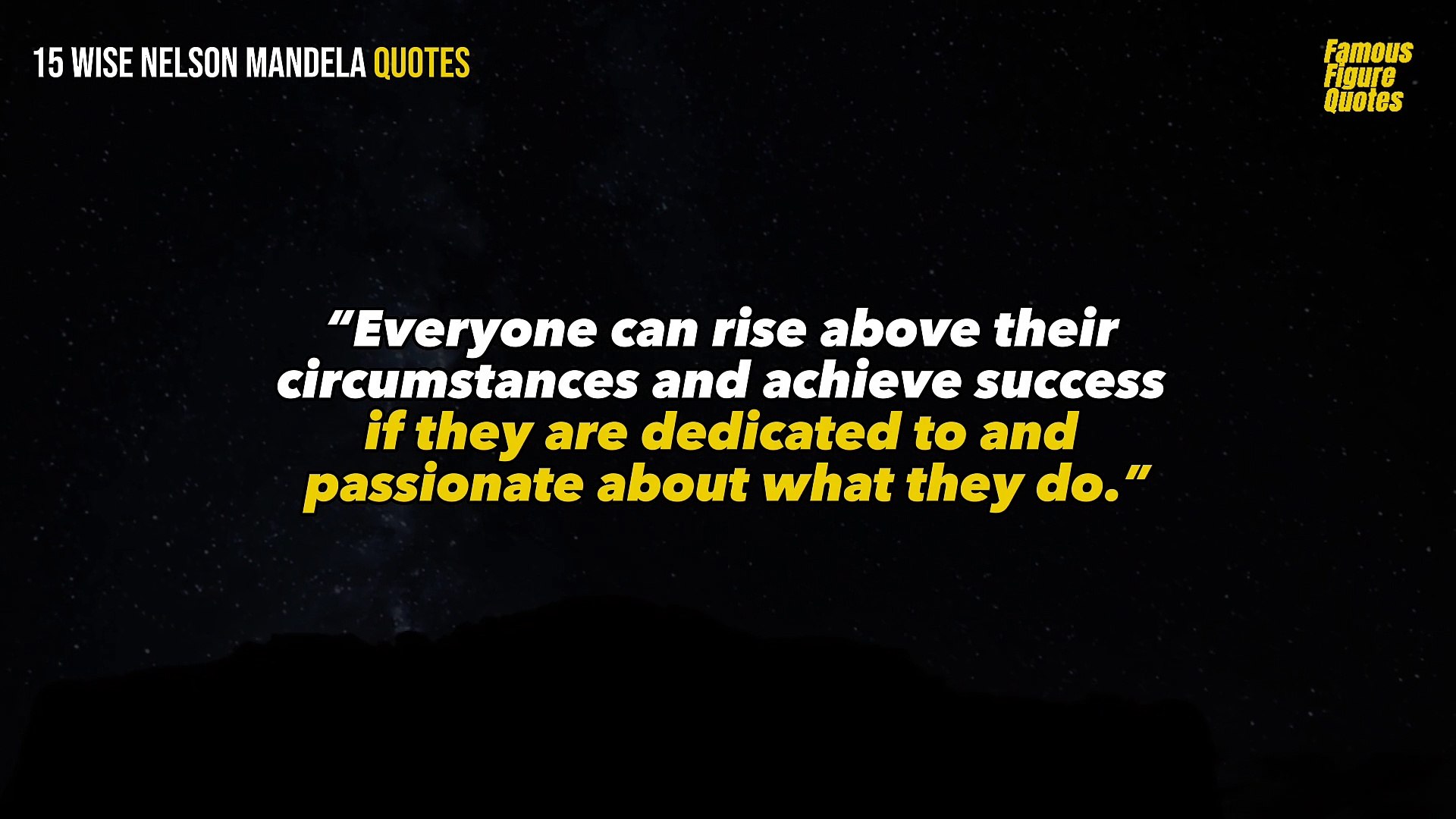 ⁣Determination Breeds Success - Nelson Mandela's Life Lesson not to Regret in Old Age