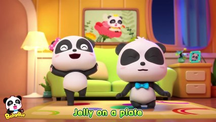 ❤ Jelly on a plate 3D | Nursery Rhymes | Kids Songs | BabyBus