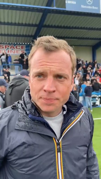 Le président rochefortois Nicolas Lhoist après Richelle - Rochefort (D3B ACFF)