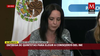 Comité Técnico entrega cuatro quintetas de finalistas al INE