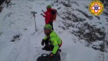 Sorpresi dalla tormenta di neve in Grignetta: due alpinisti bloccati sulla cresta
