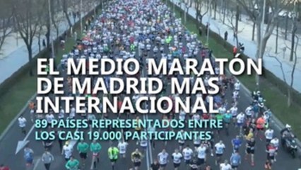 Cerca de 19.000 corredores participan en el Medio Maratón de Madrid