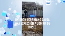 Ucrania ataca con dron una ciudad rusa a 200 kilómetros de Moscú