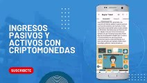 OBTENER INGRESOS PASIVOS Y ACTIVOS CON CRIPTOMONEDAS