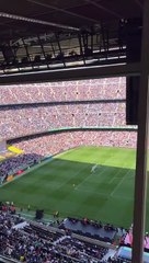 El Camp Nou corea el nombre de Messi durante la fase final de la Kings League / TWITTER