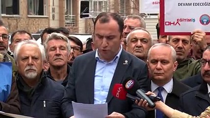 Saldırıya uğrayan ilahiyatçı Cemil Kılıç'ın basın açıklamasında gerginlik!