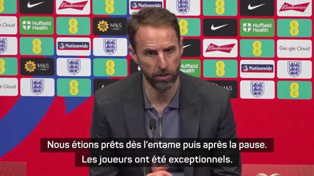 Angleterre - Southgate : "Les joueurs ont été exceptionnels"