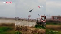 Hindistan’da iniş yapan helikopter düştü: 3 yaralı