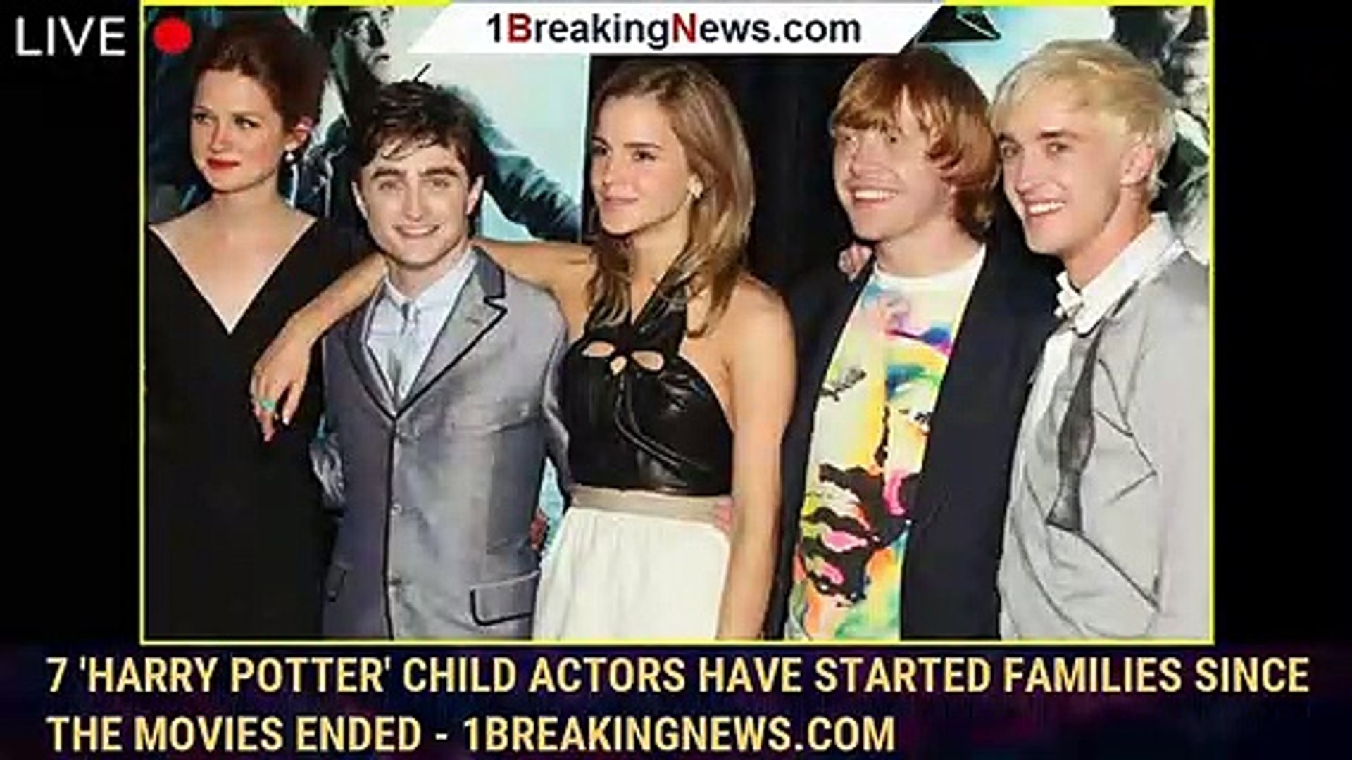 7 'Harry Potter' Child Actors Have Started Families Since the Movies Ended - 1breakingnews