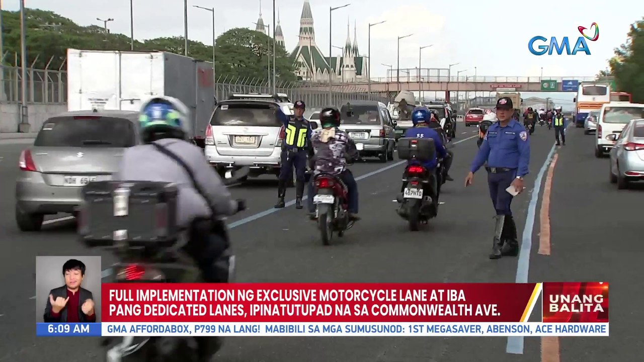Full implementation ng exclusive motorcycle lan...