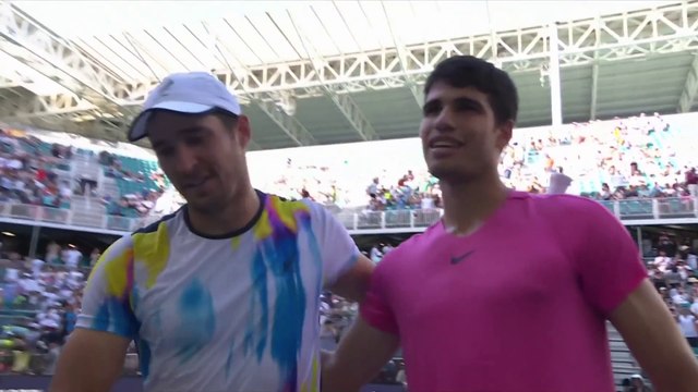 Alcaraz v Lajovic | Miami Open | Match Highlights