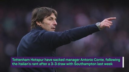 Download Video: BREAKING NEWS: Football: Breaking News - Tottenham sack Antonio Conte