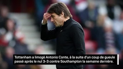 Tottenham - Conte limogé par Tottenham !