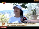 Caraqueños enaltecen la naturaleza y espacios del Parque Ezequiel Zamora