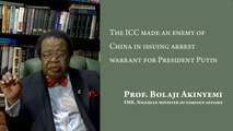 The ICC made an enemy of China in issuing an arrest warrant for President Putin - Prof. Bolaji Akinyemi