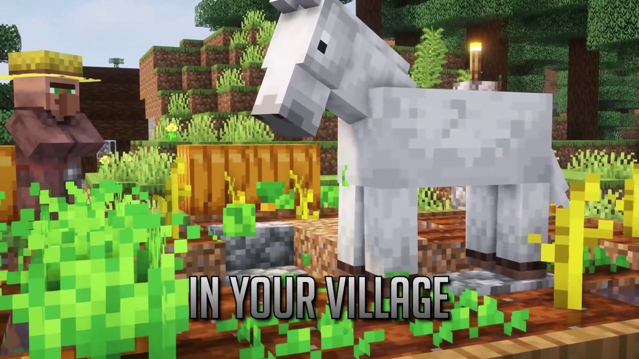 I Survived 100 DAYS as a HORSE in HARDCORE Minecraft!