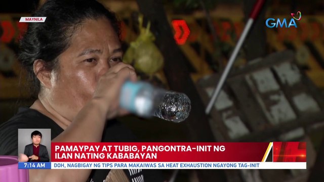 Pamaypay at tubig, pangontra-init ng ilan nating kababayan | UB