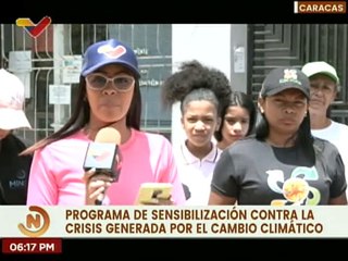 Caracas | Minec desarrolla jornada de sensibilización contra la crisis del cambio climático en Coche