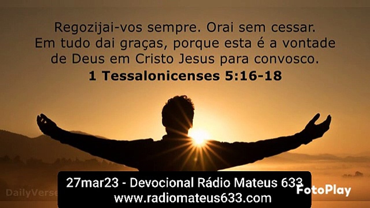 27mar23 - Devocional Rádio Mateus 633