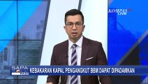 Update! Kebakaran Kapal Pengangkut BBM Pertamina di Perairan Ampenan Berhasil Dipadamkan