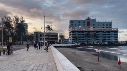 Caminata por el Puerto de Veracruz.