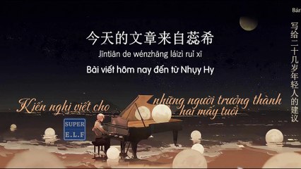 Kiến nghị viết cho những người trưởng thành hai mấy tuổi